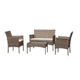 thumbnail image 1 of Set de Jardín de Rattan Mainstays 4 Piezas Beige, 1 of 2