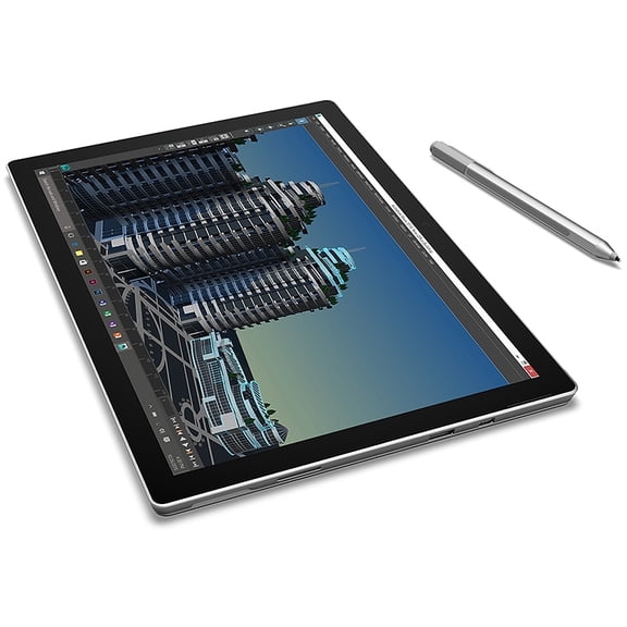 Restored Microsoft Surface PRO-4 256 GB Intel Core i5-6300U X2 2.4GHz 12.3",Silver (Refurbished)