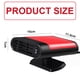 thumbnail image 2 of Calentador de coche de calentamiento rápido que se conecta al encendedor de cigarrillos 12V 150W, ventilador enfriador y calentador, desempañador, desempañador, 2 of 6