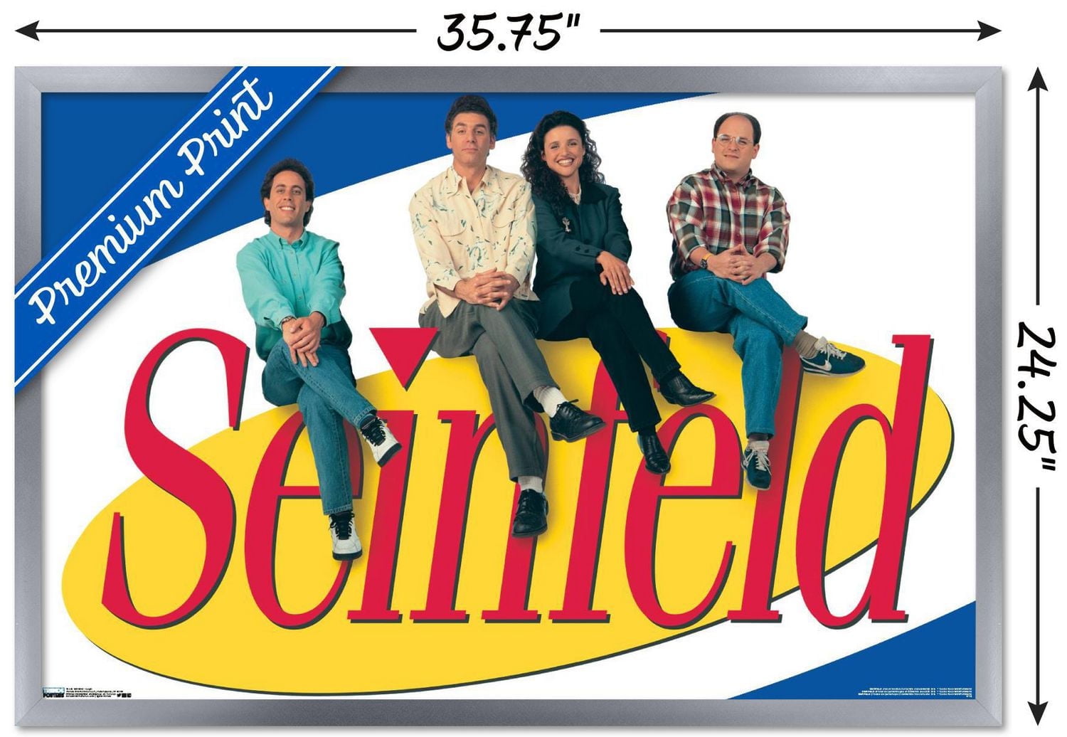 Seinfeld - Logo Wall Poster, 22.375" x 34"