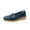 Dark Blue, variant on Fesfesfes Women Flats Womens Casual Shoe Cowhide Peas Mom Shoes Cowhide Soled Slipsole Shoes 7(39)
