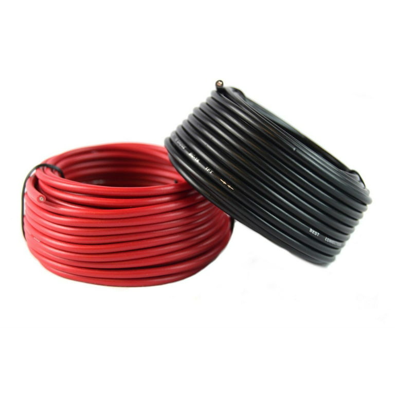 12 Gauge Wire RED & Black Power Ground 100 FT Each Primary Stranded Copper  CLAD 