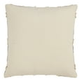 thumbnail image 3 of SARO 436.M18S 18 in. Square Embroidered Throw Pillow with Triangle Design & Down Filling - Multi Color, 3 of 5