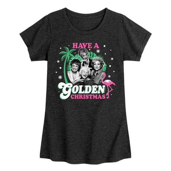 Golden Girls - Have A Golden Christmas - Toddler And Youth Girls Short Sleeve Graphic T-Shirt