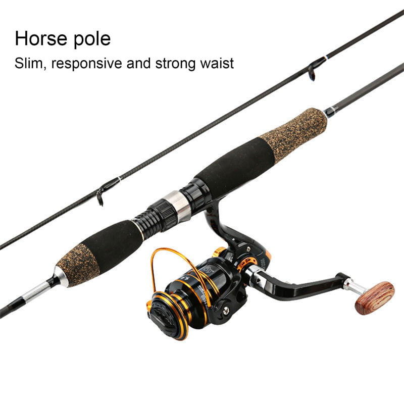 Fishing Spinning Carbon Fiber Rod 1.8 Pole Portable Ultra Light Rods Travel Lure 