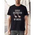 thumbnail image 1 of Camiseta "Fácilmente distraído por los patos". Camiseta de los patos. Regalo de los patos. Camiseta de los patos. Regalo para los amantes de los patos. Camiseta para los amantes de los patos., 1 of 5