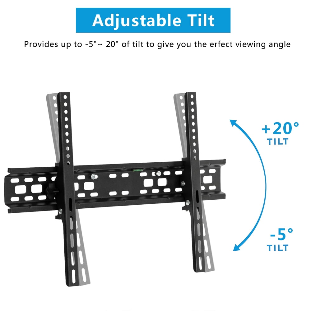LEADZM 32-70" Wall Mount TV Stand VESA400*600/-5°~ 20° with Spirit Level