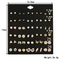 thumbnail image 7 of 30 Pairs Fashion Korean Stud Earring Earring Fashion Jewelry 3 3, 7 of 7