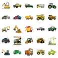 thumbnail image 2 of LKWLPD Construction Vehicle Sticker Pack - Cartoon Truck Vinyl Decals Set for Toolboxes & DIY Projects, High-Visibility Graphics Professional Grade​​, 2 of 9