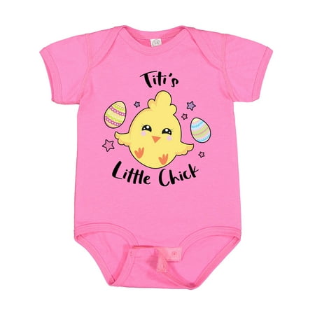 

Inktastic Happy Easter Titi s Little Chick Gift Baby Girl Bodysuit