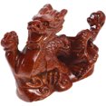 thumbnail image 4 of Miangastore Desktop Wooden Dragon Statue Home Desktop Decoration Chic Table Dragon Figurine, 4 of 9