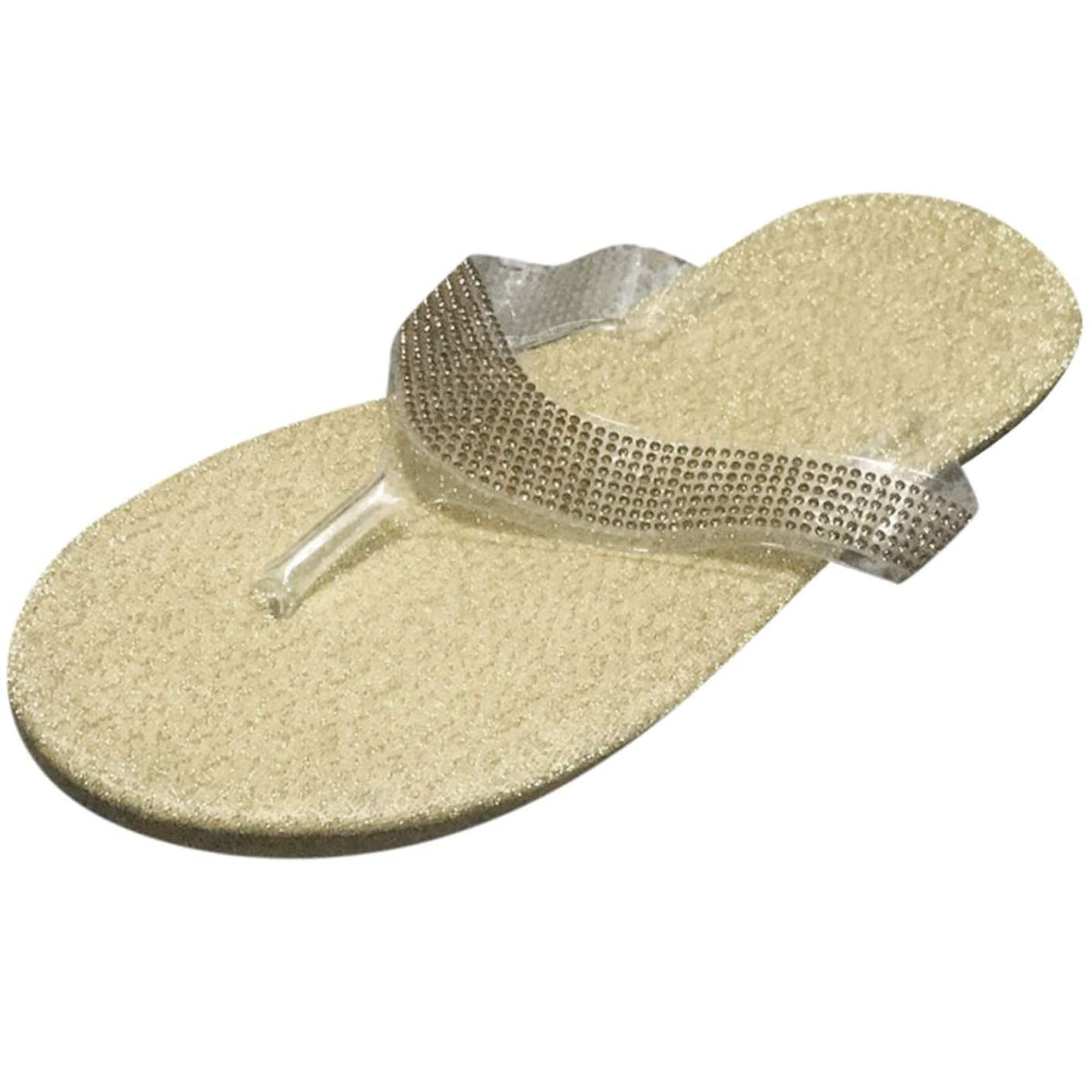 Details about   Women Slide Flip Flop Sandal Rhinestone Glitter Slide Slipper Slip On Flat Shoes 