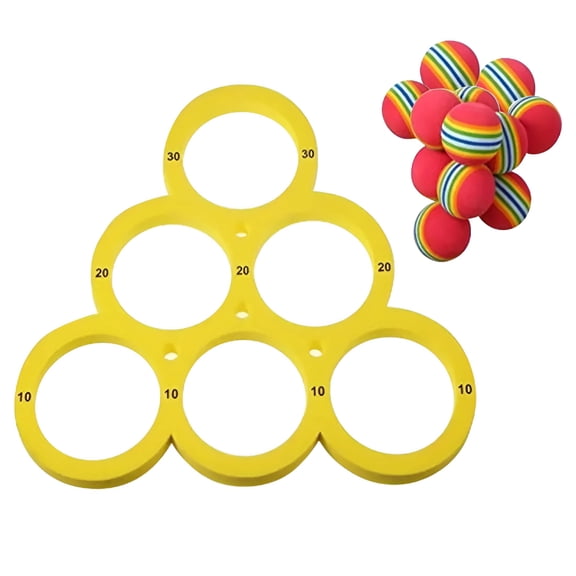 BESTSKY 2026 New Swimming Pool Toys and Games,Floating Pool Throwing Game Summer Swimming Pool/Beach Toys Accessories with 12 Colorful Tossing Balls for Family Fun