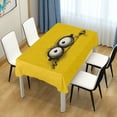 thumbnail image 6 of DEIARA Cartoon Square Tablecloth 60×120in Polyester Fabric Tablecloth Washable Dust Resistant Wrinkle Resistant, 6 of 9