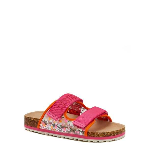Justice Little Girl & Big Girl Footbed Sandal, Sizes 135