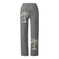 thumbnail image 4 of Letdown Womens Christmas Pajamas Pants Ladies Bow Christmas Tree Pajama Cute Soft Long Bottoms Women Pjs Pj Jammies (H-Grey, L), 4 of 4