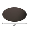 thumbnail image 4 of SSWBasics Round Black Wood Clothing Rack Topper (30" Diameter), 4 of 4
