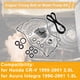 thumbnail image 2 of Kit de correa de distribución y bomba de agua para Honda CR-V 1999-2001 para Acura Integra 1996-2001 Kit de correa de distribución del motor con bomba de agua No. TCKWP184/VS50362R, 2 of 7