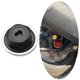 thumbnail image 4 of Cubierta de tuerca de eje de rueda trasera Sharpla NMAX155 NVX155 Aluminio CNC Negro, 4 of 8