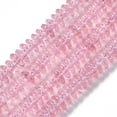 thumbnail image 2 of 10 Strand Glass Beads Dyed & Heated Rondelle Pale Violet Red 6x3.5mm Hole: 1.2mm about 147pcs/strand 15.23 inch(38.7cm), 2 of 3
