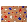 thumbnail image 2 of 4th of July Coir Door Mat Outdoor 250 Anniversary USA Red White Blue Welcome Rug Patriotic Mat Non-Slip Independence Day Freedom Memorial Day Indoor Entrance Outside Porch Front Decor,16"x 24"(D), 2 of 9