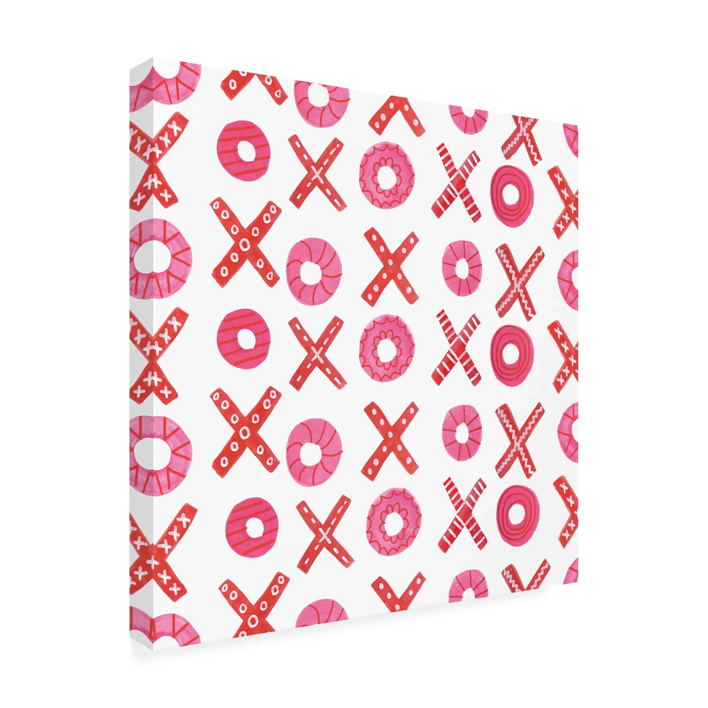 Farida Zaman 'Valentine Chic Pattern II' Canvas Art