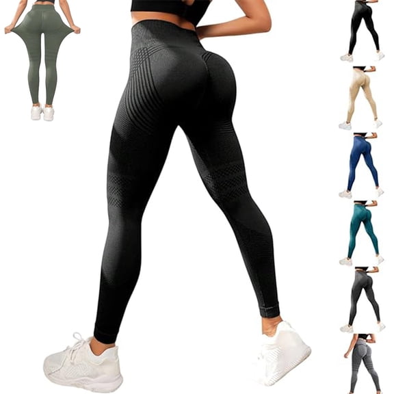 Anti Cellulite 3D Leggings Resistance Band Leggings for Women, High Waist Compression Gym Yoga Pants with Tummy Control and Butt Lifting Design