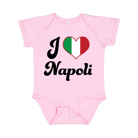 Inktastic I Heart Napoli Boys or Girls Baby Bodysuit