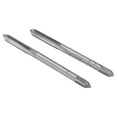 thumbnail image 3 of Thread Tapping Tool, Through Hole High Speed Steel Rapid Chip Removal Metric Machine Taps Wear Resistance 2Pcs/Set  For Clocks Watches Wood Soft Metal, 3 of 8