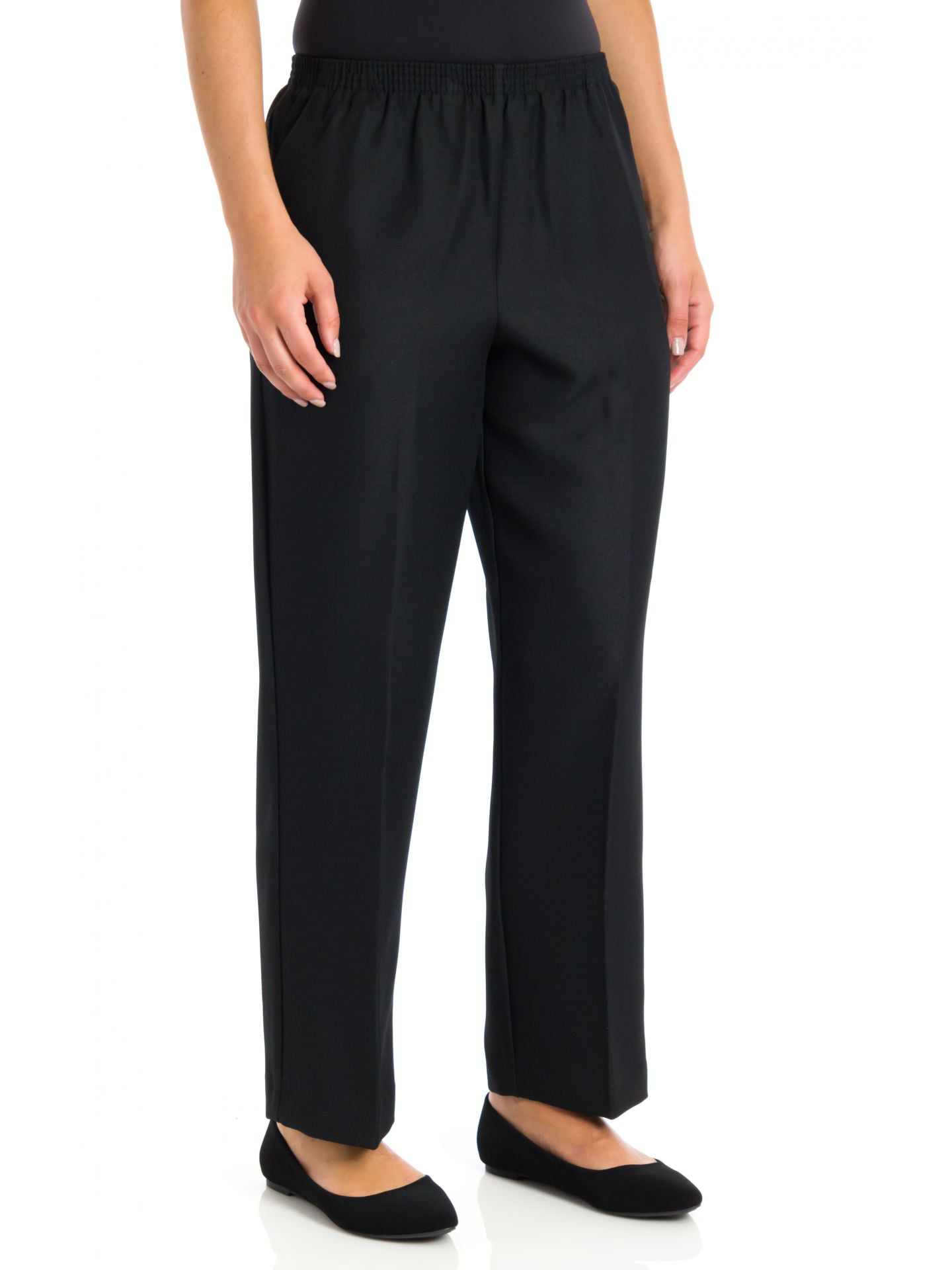 Alfred Dunner Women's Plus Classic Short Pull-On Pants - Walmart.com