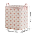 thumbnail image 3 of Lzobxe Large Capacity Cube Storage Organizer with Zippered Lid and Handles, Fabric Foldable Clothes Storage Bins for Bed Sheets, Pillows and Toys, 3 of 6