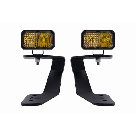 Diode Dynamics 18-21 Subaru Crosstrek Stage Series 2in LED Ditch Light Kit - Yellow Pro Combo