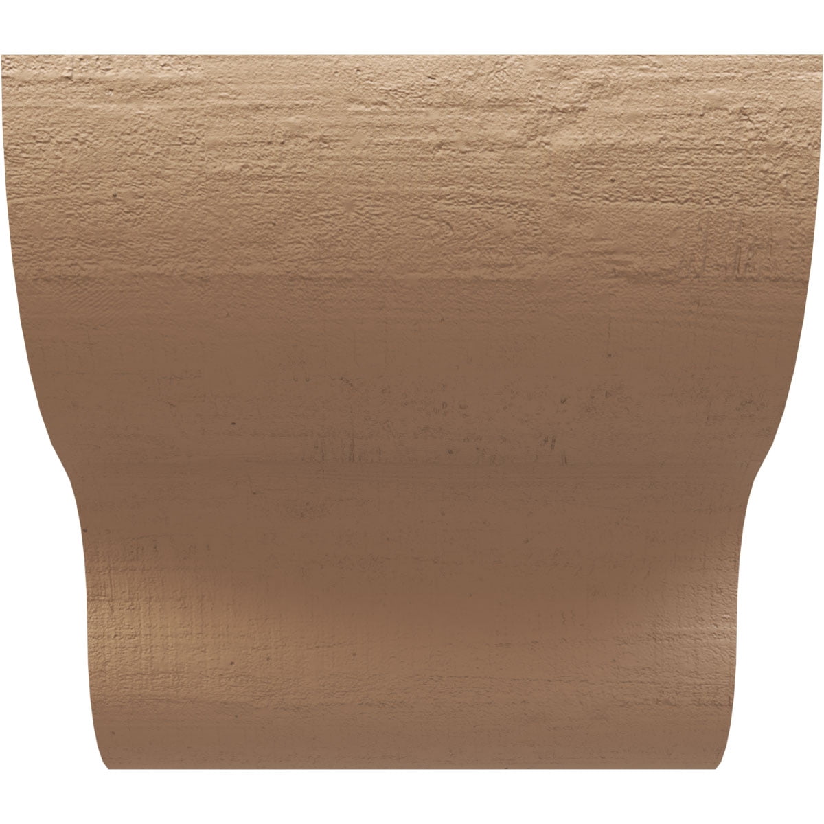 8"W x 8"D x 8"H Wide Greensboro Rough Cedar Woodgrain TimberThane Corbel, Primed Tan