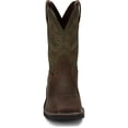 thumbnail image 4 of Bota Justin Driller 11 con punta cuadrada de acero para hombre, color ámbar 7.5EE, 4 of 7
