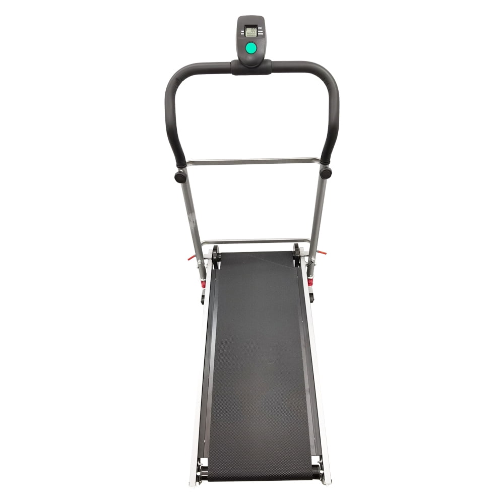 Foldable Manual Small Walking Treadmill Incline Walking Exercise Machine with Digital LCD Display