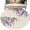 Purple, variant on Purple Weeping Floral Round Area Rug 8Ft Washable Large Circle Rugs for Living Room Dorm, Spring Summer Pastoral Flowers Rustic Non-Slip Carpet Floor Mats Indoor Outdoor Carpet Runner Home Decor