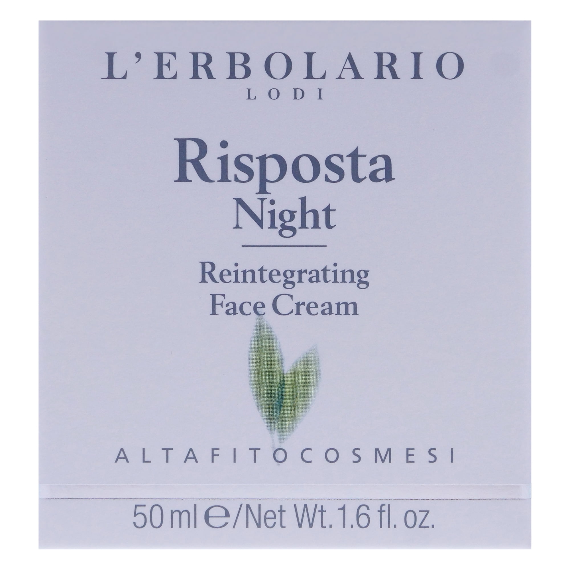 LErbolario Risposta Night Reintegrating Face Cream , 1.6 oz Cream