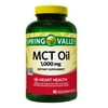Spring Valley MCT Oil Dietary Supplement, 1000 mg, 90 Vegetarian Softgels