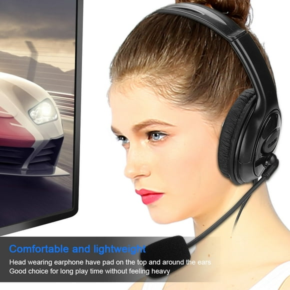 Call Headphone, Adjustable Headset, Headphone, For , For Game, Black With White Box Packaging