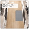 thumbnail image 3 of PABUBE Kitchen Rugs and Mats Anti Fatigue Cushioned, Non Slips Kitchen Floor Mat in Front of Sink, Memory Foam Floor Mat for Standing, 17"x29", Gray, 3 of 9