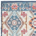 thumbnail image 4 of SAFAVIEH Saffron Everette Floral Cotton Area Rug, Cream/Blue, 3' x 5', 4 of 6