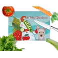 thumbnail image 2 of Carolines Treasures BB1852LCB Snowman With Yorkie Puppy Glass Cutting Board- Large, 2 of 2