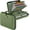 Green, variant on Fireproof Locking Document Organizer with Hard-Shell Case, 13-Pocket Accordion Folder, Portable Travel Safe for Files, Laptop, and Important Papers