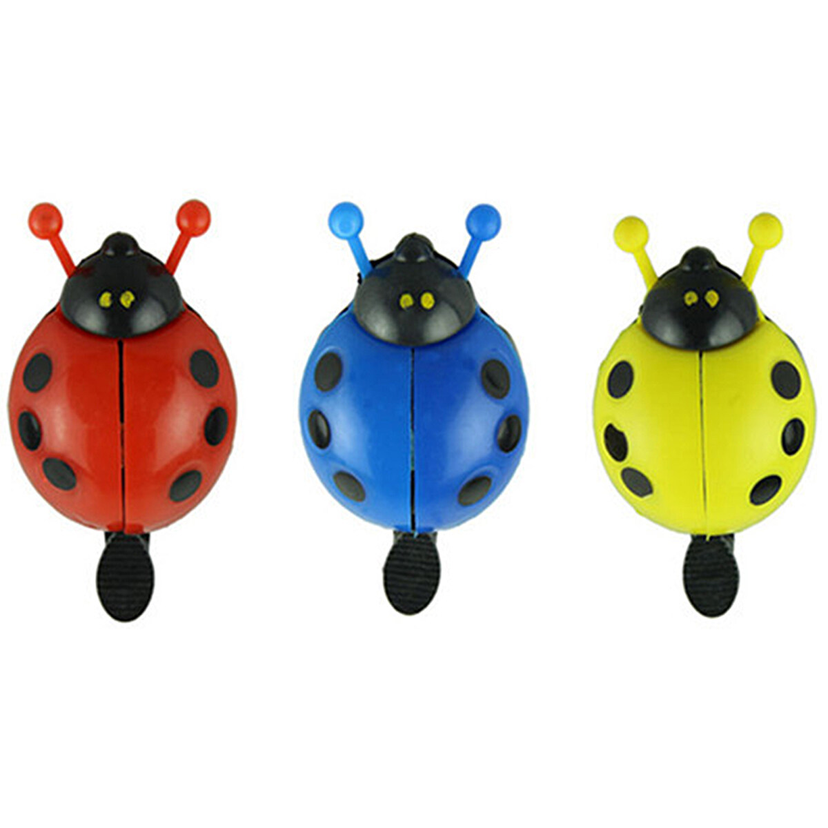 3pcs Bell Decor Lady Beetle Bike Bells Adorable Ladybug Shape Bike