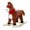 Dark Brown S, variant on Interactive Rocking Horse with Sound & Moving Parts, Plush Riding Toy for Kids 1-6 Years, 110lbs Capacity, Eye-Catching Nursery Decor