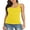 Dark Yellow, variant on Sociala Women's Shelf Bra Tank Top Adjustable Wide Strap Cotton Camisole Casual Wear