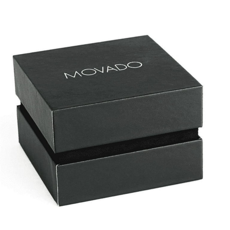 Dial Black Movado Steel Watch Men\'s 800 Series Stainless 2600135