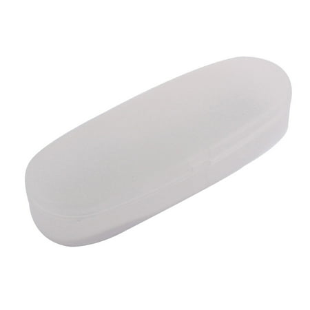oval glasses eyeglasses plastic case spectacles container clear storage box