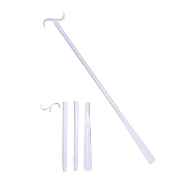 B Multi Functional Dressing Aid For Elderly And Pregnancy Assistance Long Handle Sock Shoe Horn Dressing Stick Mobility Helper