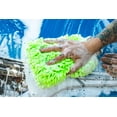 thumbnail image 4 of 2-Pack Premium Chenille Microfiber Knobby Wash Mitts - Perfect for Car Washing and Detailing; Scratch-Free, Plush, and Absorbent;Style 2-Blue, 4 of 5